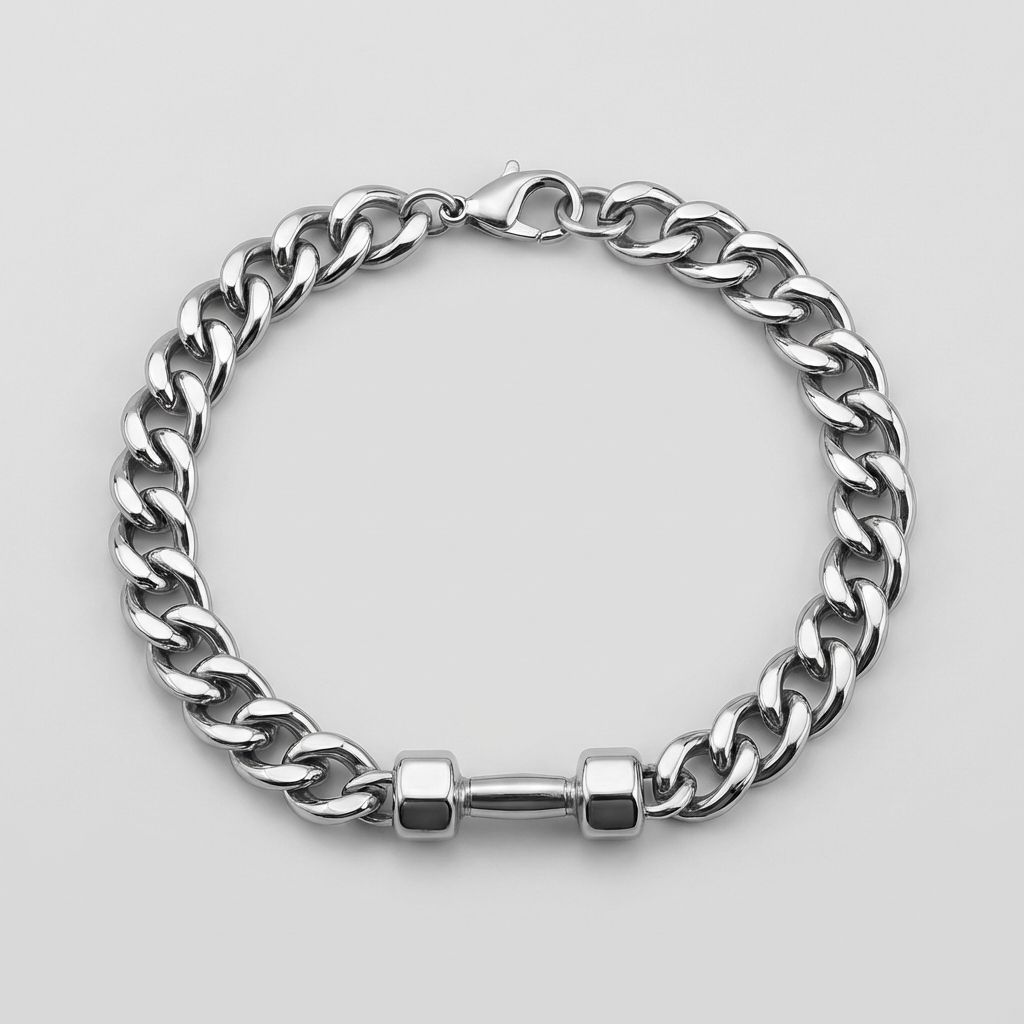 Cuban Dumbbell Bracelet